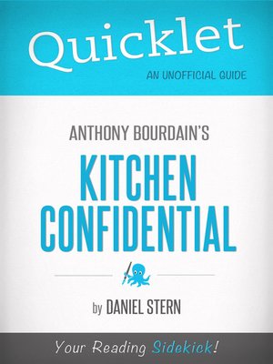 cover image of Quicklet on Kitchen Confidential by Anthony Bourdain